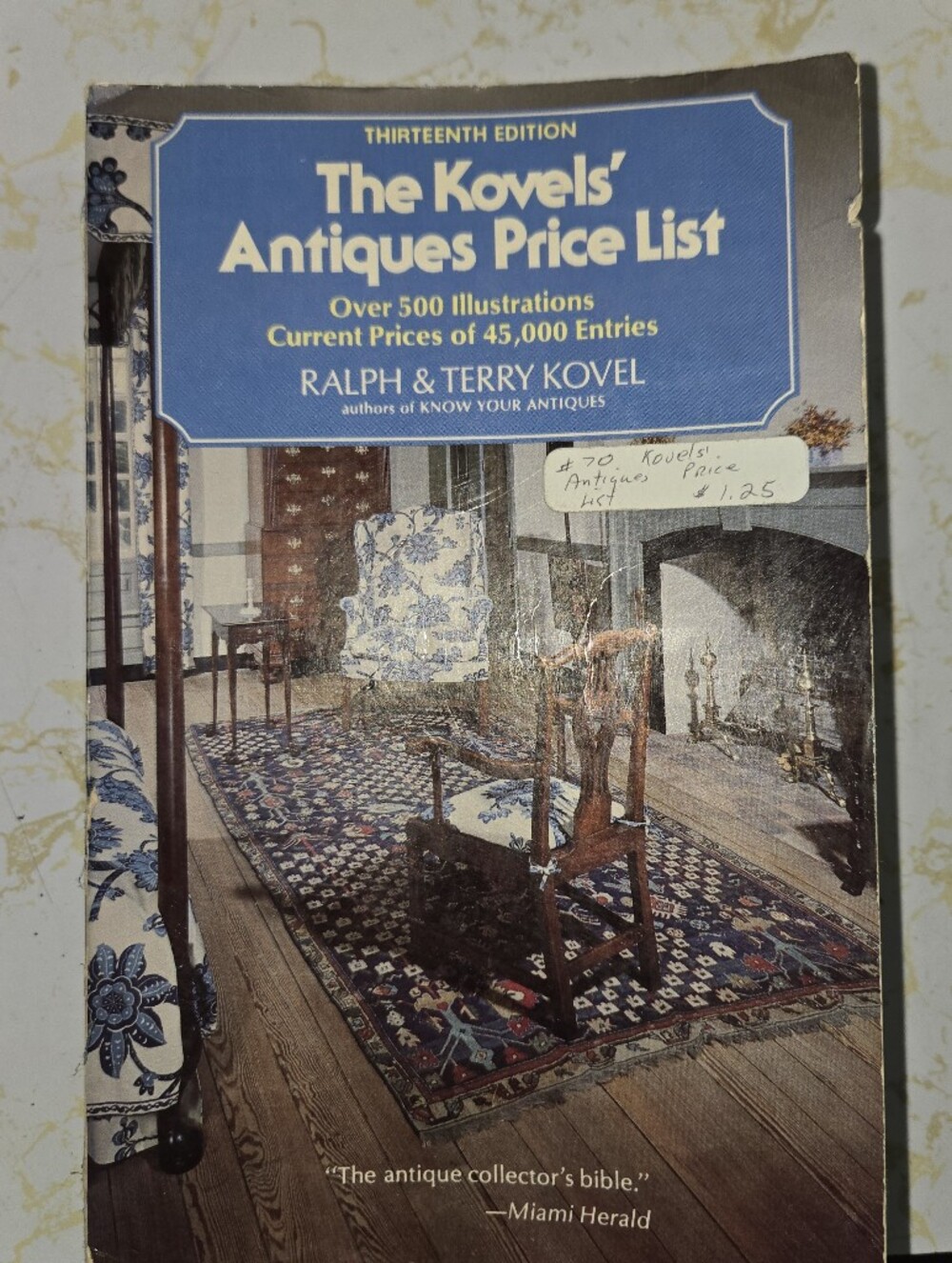 ' Antiques Price List Book - Blue Cover